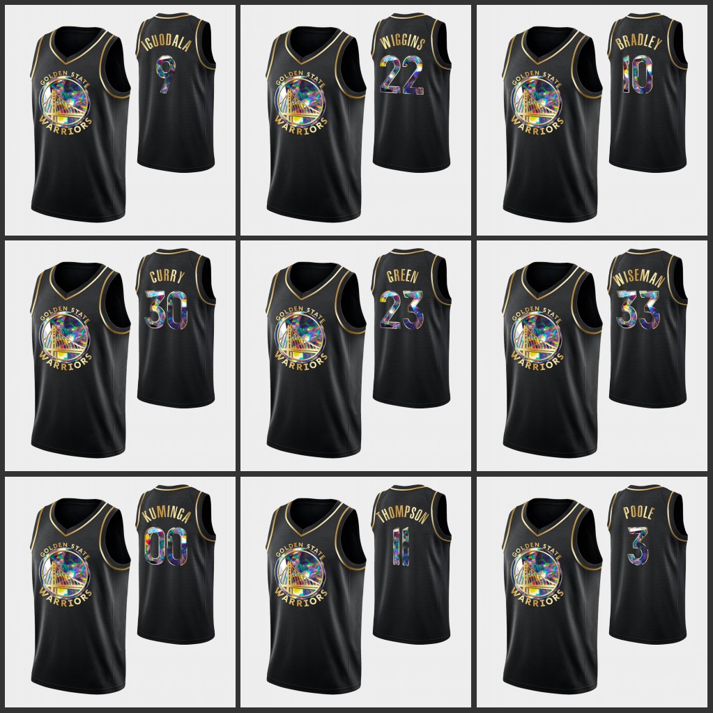 GoldenStateWarriorsMen Stephen Curry James Wiseman Andrew Wiggins KlayThompson Andre Iguodala 2021-22 75th Diamond Custom Black Jersey
GoldenStateWarriorsMen Stephen Curry James Wiseman Andrew Wiggins KlayThompson Andre Iguodala 2021-22 75th Diamond Custom Black Jersey