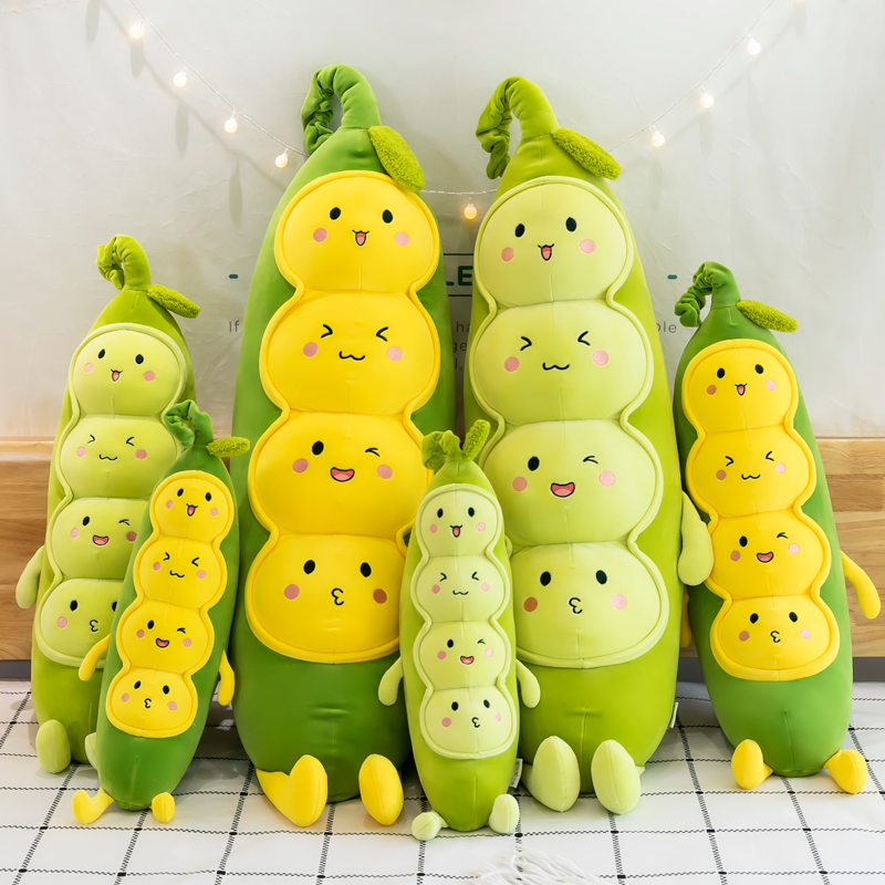 Emotional Green Pea Stuffed Doll Cute Ultra Soft Squishy Plant Vegetable Plush Toy Cartoon Long Plushie Pillow for Overnight
Emotional Green Pea Stuffed Doll Cute Ultra Soft Squishy Plant Vegetable Plush Toy Cartoon Long Plushie Pillow for Overnight
