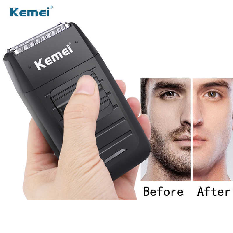Kemei Men Electric Shaver Rechargeable Razor Beard Hair Clipper Trimmer Shaving Machine P0817