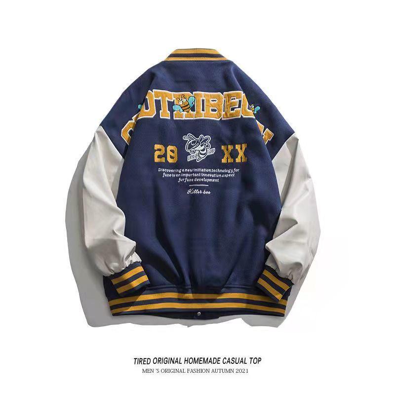 Women's Jackets Letter Embroidery Woman Jacket High Street Print Baseball Uniform Coat Women Loose Casual Couple Clothing Retro Clothes, Black;brown
Women's Jackets Letter Embroidery Woman Jacket High Street Print Baseball Uniform Coat Women Loose Casual Couple Clothing Retro Clothes, Black;brown