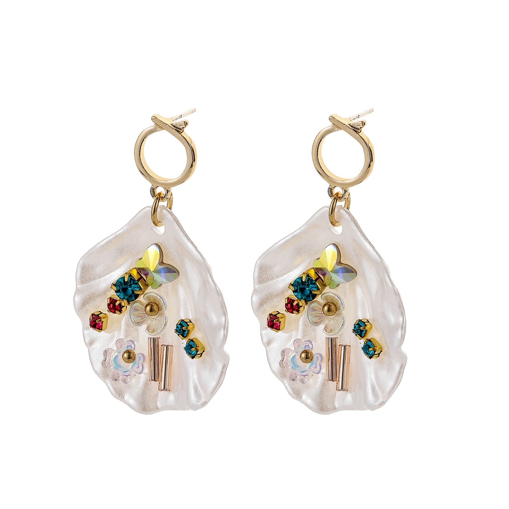 Shell Stud Earrings For Women Statement pendientes Trendy Jewelry Flower Charms Earrings
Shell Stud Earrings For Women Statement pendientes Trendy Jewelry Flower Charms Earrings