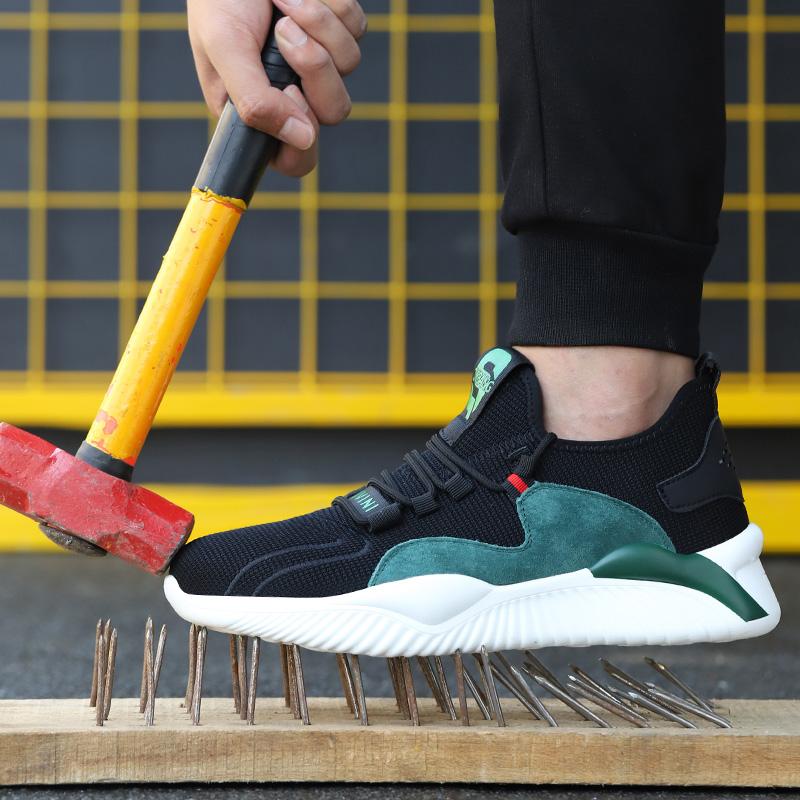 Boots Drop Indestructible Work Shoes Men And Women Steel Toe Air Safety Puncture-Proof Sneakers Breathable, Green 797
Boots Drop Indestructible Work Shoes Men And Women Steel Toe Air Safety Puncture-Proof Sneakers Breathable, Green 797