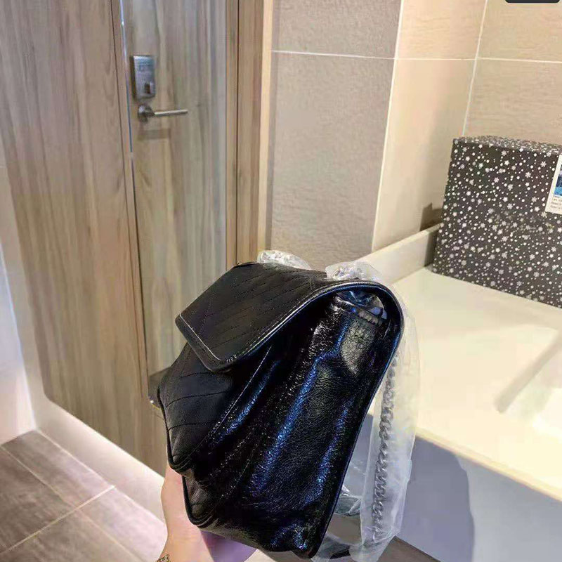 Fashion Shoulder Bags NIKI BABY Tote lady Black Chain handbag High Quality soft leather Cross body wallet women designer bag