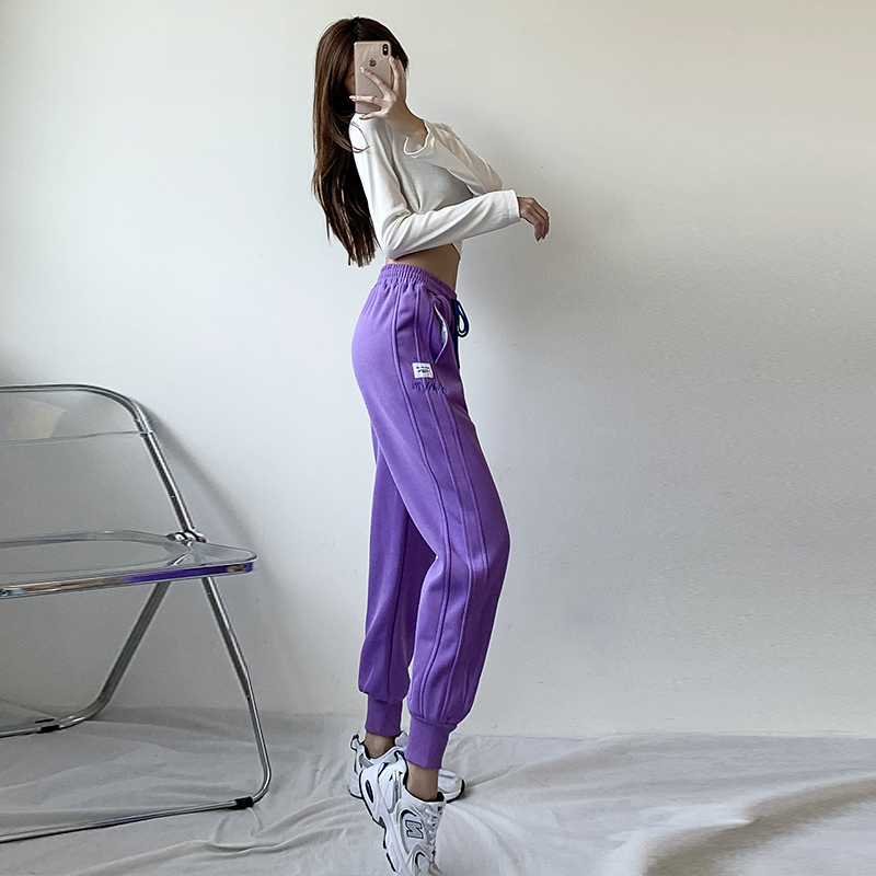 sale purple pants summer loose and thin high waist nine-point casual harem 210520, Black
sale purple pants summer loose and thin high waist nine-point casual harem 210520, Black