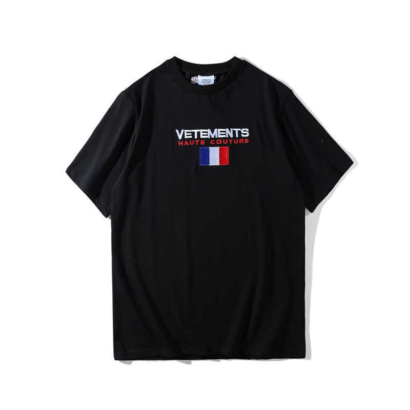 Vetements T Shirt Men Women 1:1 High Quality France Flag Embroidery T Shirt Casual summer Style Top Tees Vetements T Shirt H0913
Vetements T Shirt Men Women 1:1 High Quality France Flag Embroidery T Shirt Casual summer Style Top Tees Vetements T Shirt H0913