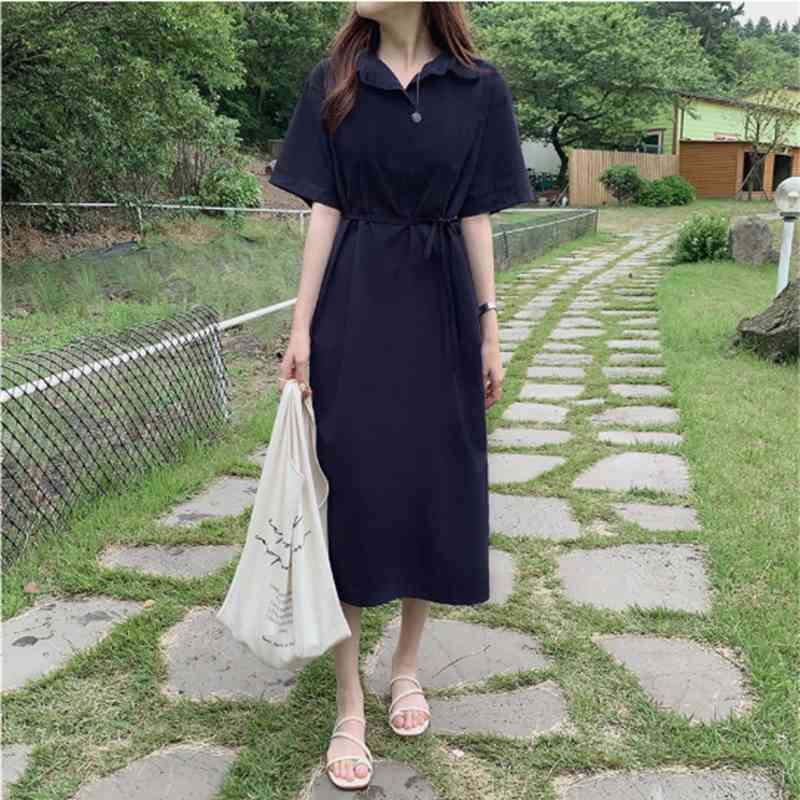 S-XL Plus Size Summer Girls Oversize Party cotton Female Vintage Dress white Short Sleeve Women Dresses Robe Vestido 210417Z