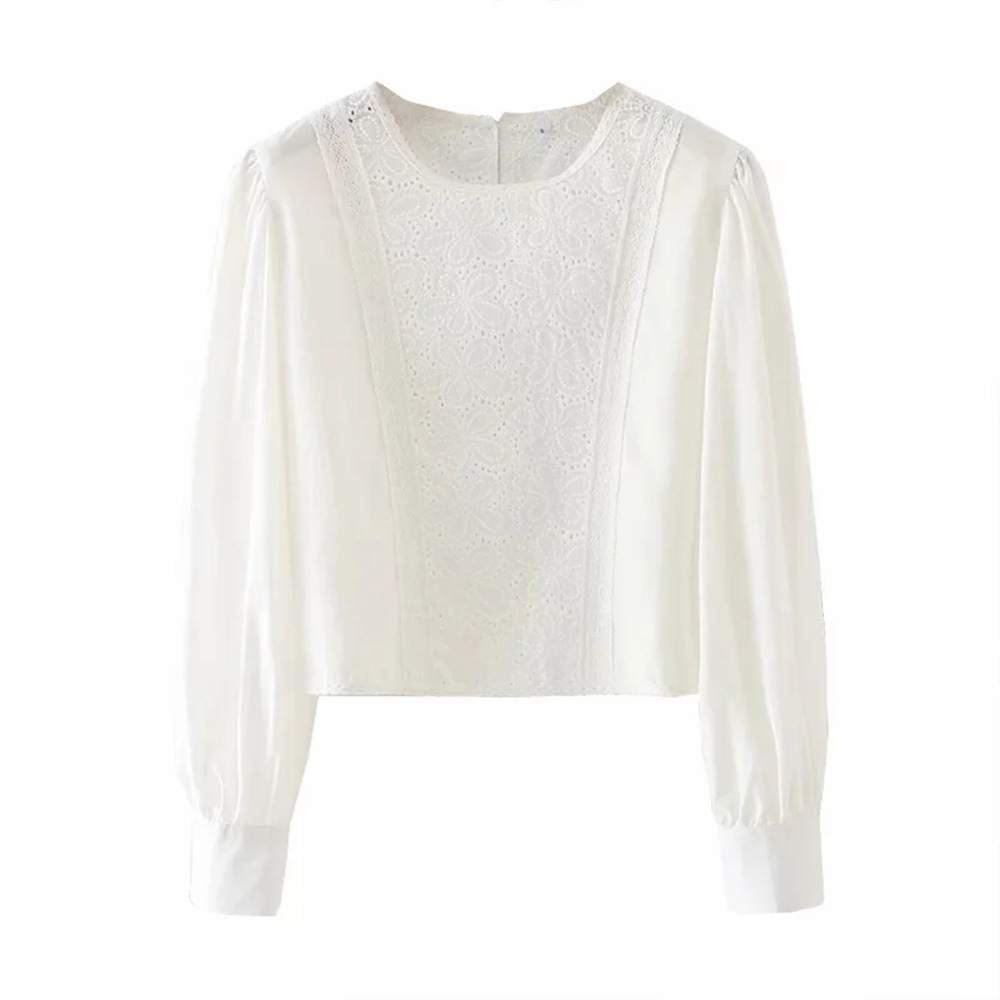 Women Elegant White Behind Button Shirt Female Lace Decorate Round Neck Long Sleeve French Chic Top 210520, Beige
Women Elegant White Behind Button Shirt Female Lace Decorate Round Neck Long Sleeve French Chic Top 210520, Beige
