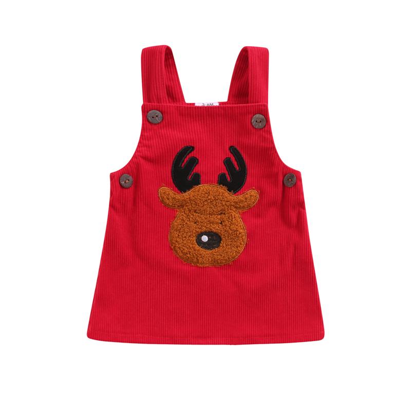 Girl's Dresses Cute Christmas Baby Suspender Dress Sleeveless Corduroy Elephant / Elk Street Casual Clothes Xmas Girls Infant Party, As photo shows
Girl's Dresses Cute Christmas Baby Suspender Dress Sleeveless Corduroy Elephant / Elk Street Casual Clothes Xmas Girls Infant Party, As photo shows