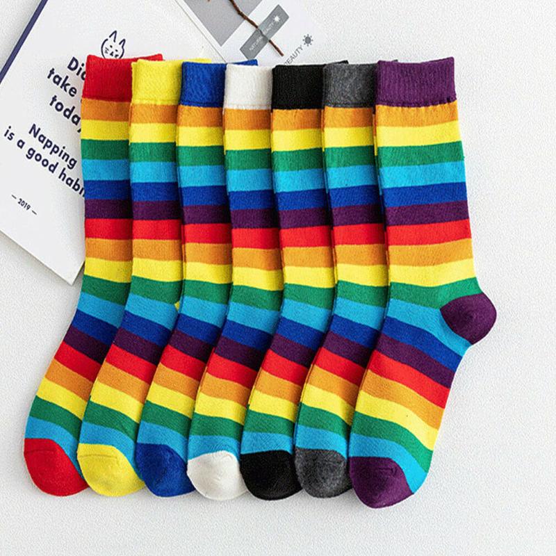 Socks & Hosiery Women's Ankle Rainbow Anklet Stripe Cosplay Novelty Fancy Cute Fashion, Black;white
Socks & Hosiery Women's Ankle Rainbow Anklet Stripe Cosplay Novelty Fancy Cute Fashion, Black;white