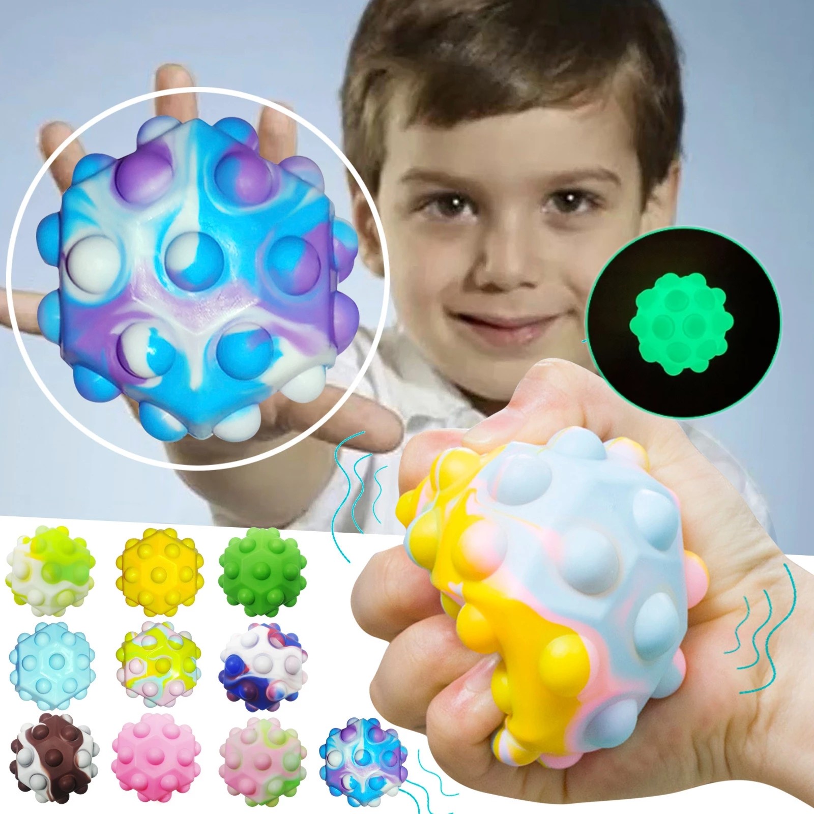 DHL Bubble Dimple Favor 3D Ball Fidget Toy Decompression Finger Squeeze Toys for Kids Adult Family Interactive Sensory CN15
DHL Bubble Dimple Favor 3D Ball Fidget Toy Decompression Finger Squeeze Toys for Kids Adult Family Interactive Sensory CN15