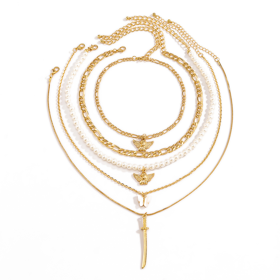 pendant necklaces ins wind angel multi-element multi-layer clavicle chain personality street shooting exaggerated butterfly imitation pearl necklace jewelry
pendant necklaces ins wind angel multi-element multi-layer clavicle chain personality street shooting exaggerated butterfly imitation pearl necklace jewelry