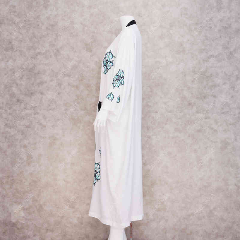 Bikini Cover-ups White Cotton Tunic Women Plus Size Beach Wear Swim Suit Cover Up Long Kimono Cardigan Robe de plage Q1005 210420