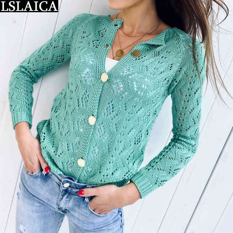 Casual Sweater Women o Neck Long Sleeve Hole Tops Cardigan Girls Sweaters Autumn Solid Color Button Blouses Plus Size 210520, Red
Casual Sweater Women o Neck Long Sleeve Hole Tops Cardigan Girls Sweaters Autumn Solid Color Button Blouses Plus Size 210520, Red
