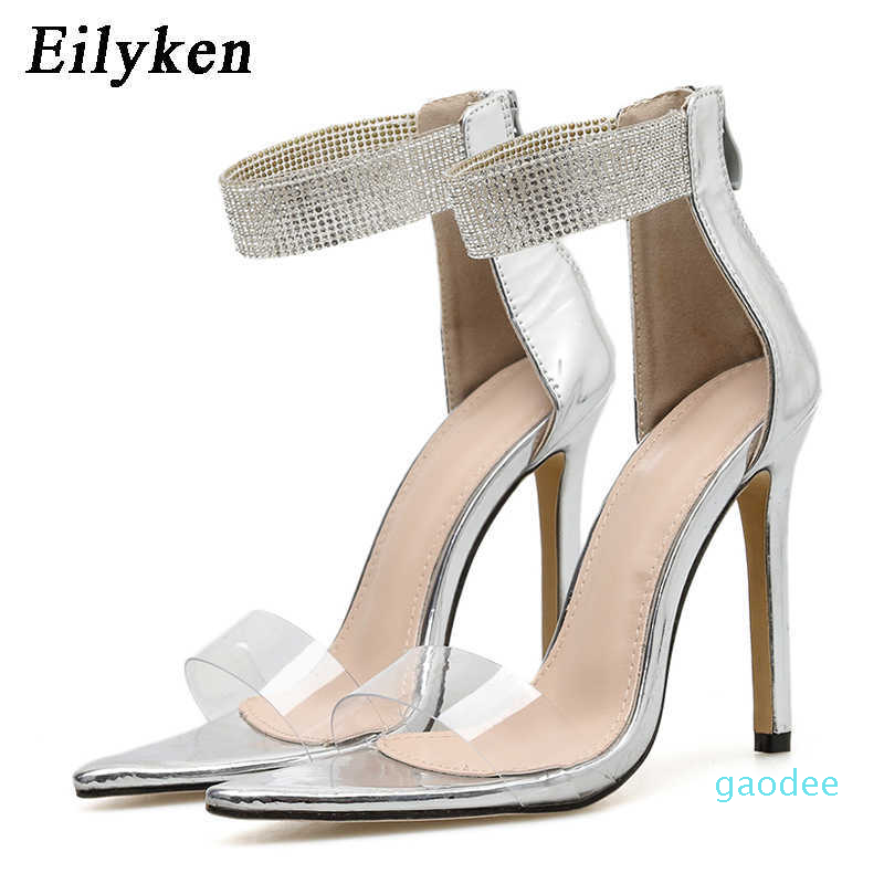 women's sandals with glass ankles, sexy high-heeled shoes, thin PVC zipper and open toe, for wedding, summer 2021, Silver
women's sandals with glass ankles, sexy high-heeled shoes, thin PVC zipper and open toe, for wedding, summer 2021, Silver
