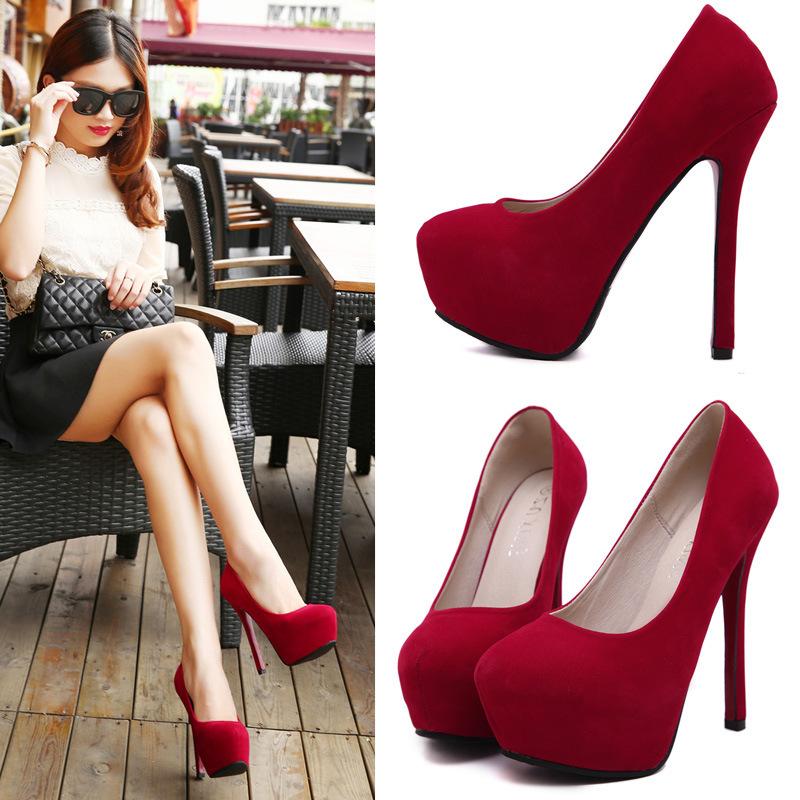 Dress Shoes Women's High Heel Thin 12cm Waterproof Platform Round Head Single Wedding, Black
Dress Shoes Women's High Heel Thin 12cm Waterproof Platform Round Head Single Wedding, Black
