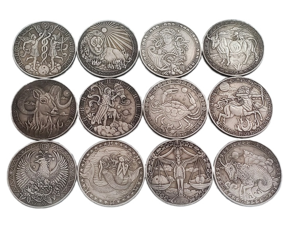 Twelve Constellations Zodiac Collectible Coin Original Coins Set Holder Challenge Coin Creative Gift
Twelve Constellations Zodiac Collectible Coin Original Coins Set Holder Challenge Coin Creative Gift