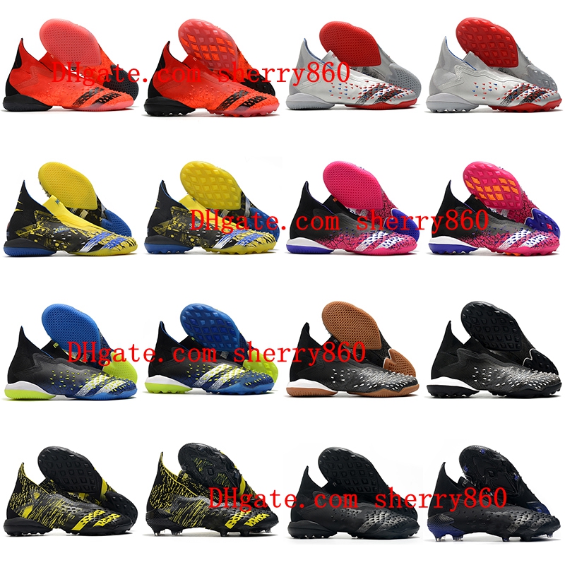 PREDATOR FREAK + IC TF Soccer Shoes Indoor Turf Football Boots High Ankle Cleats Black Blue Yellow Pink botas de futbol, As picture 14
PREDATOR FREAK + IC TF Soccer Shoes Indoor Turf Football Boots High Ankle Cleats Black Blue Yellow Pink botas de futbol, As picture 14