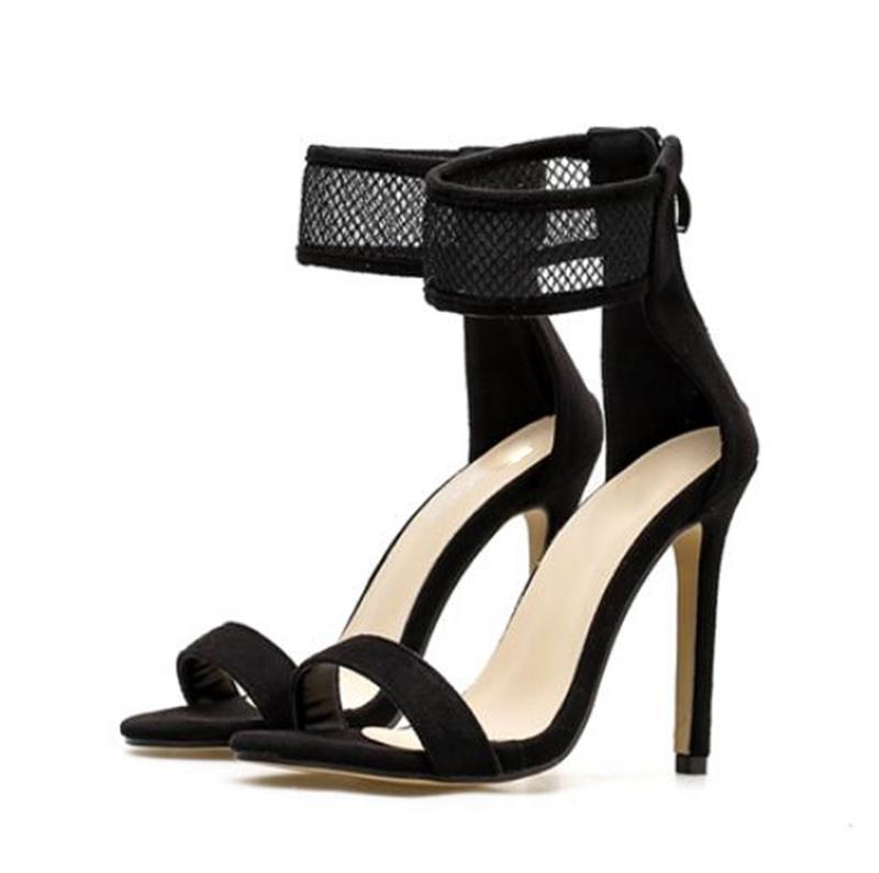 Summer Open Toe Sandals Women Mesh Belt Hole Cut Out Hollow Stilettos High Heels Casual Clubwear Shoes Black Beige Shoe, As showed color
Summer Open Toe Sandals Women Mesh Belt Hole Cut Out Hollow Stilettos High Heels Casual Clubwear Shoes Black Beige Shoe, As showed color