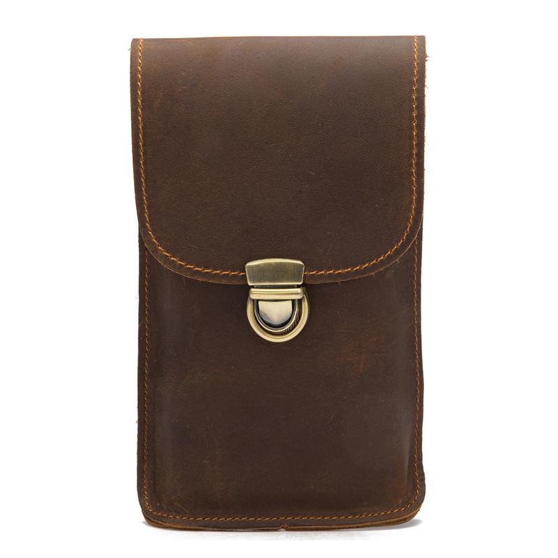 Waist Bags Pack Man Genuine Leather Casual Vintage Men's Small Pockets Cow Mobile Phone Bag H30, Brown
Waist Bags Pack Man Genuine Leather Casual Vintage Men's Small Pockets Cow Mobile Phone Bag H30, Brown