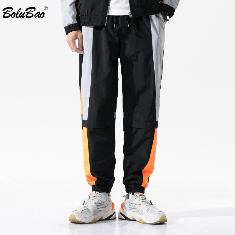 BOLUBAO Trendy Brand Men Casual Pants Spring Autumn Men's Patchwork Sweatpants High Street Full Length Pants Male Clothing 210518, Black blue
BOLUBAO Trendy Brand Men Casual Pants Spring Autumn Men's Patchwork Sweatpants High Street Full Length Pants Male Clothing 210518, Black blue