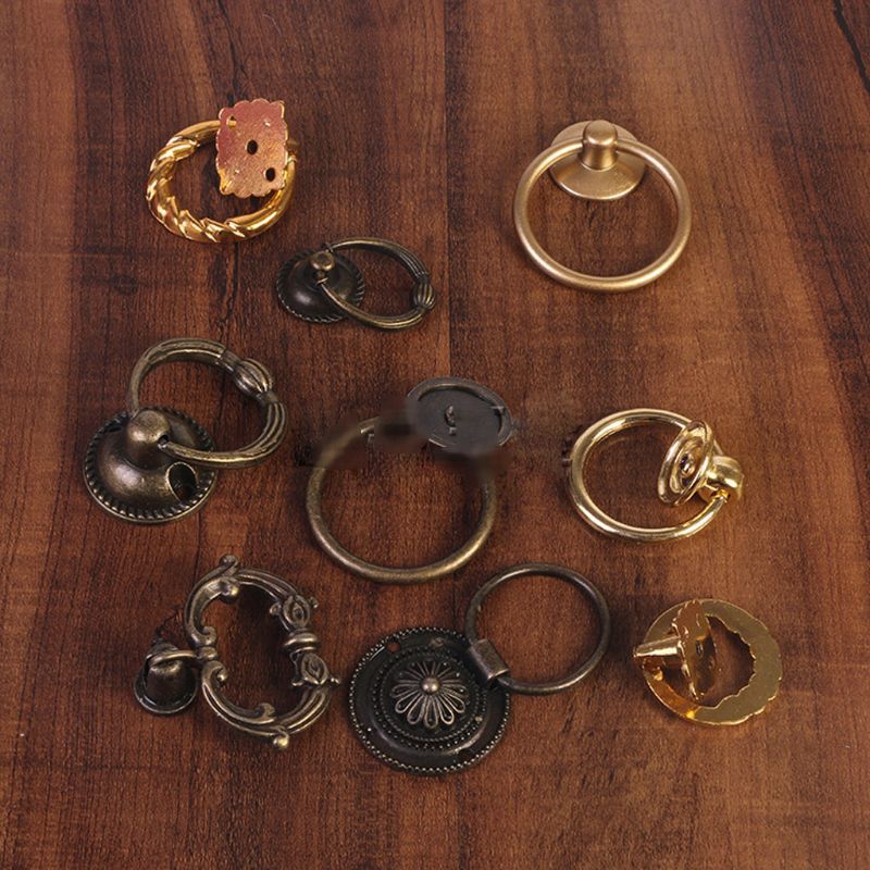 Antique furniture Slide drawer handles Box Door buttons Retro Decor