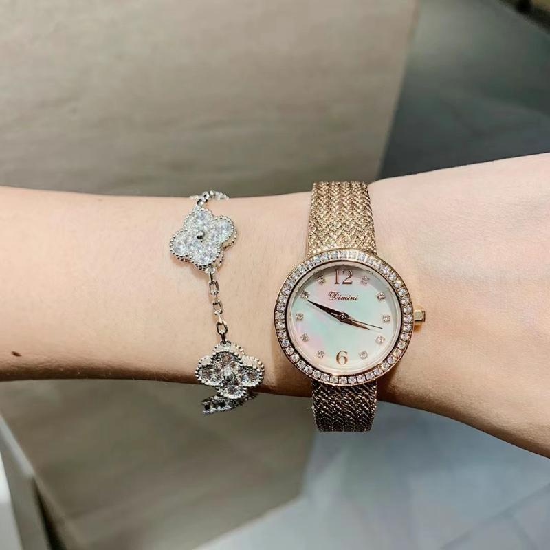 Wristwatches Alloy Braided Mesh Bracelets Watches For Women Natural Shell Face Elegant Lady Dress Quartz Crystals Wrist Watch 3ATM, Blank rose gold
Wristwatches Alloy Braided Mesh Bracelets Watches For Women Natural Shell Face Elegant Lady Dress Quartz Crystals Wrist Watch 3ATM, Blank rose gold