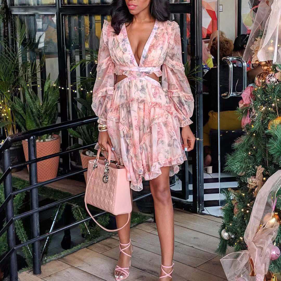 Chiffon Floral Print Sexy Short Jumpsuit Romper Women Lace Up Elegant Summer Rompers Female Boho Beach Backless Playsuit, Pink
Chiffon Floral Print Sexy Short Jumpsuit Romper Women Lace Up Elegant Summer Rompers Female Boho Beach Backless Playsuit, Pink