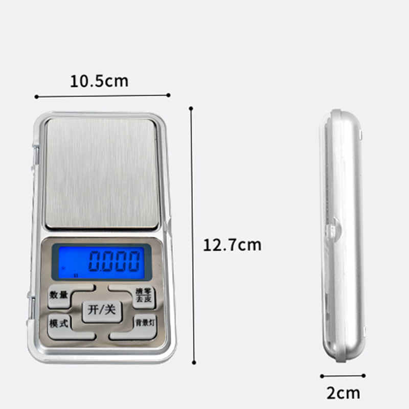 200g/0.01g Mini LED Electronic Scales Portable Pocket Jewelry Scale Precision Digital Home Kitchen Baking Tool