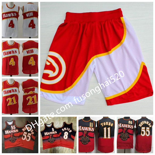 2021 4 Webb 55 Dikembe Mutombo Men Mitchell & Ness Trey 11 Young 1986 87 Swingman Basketball Atlanta Hawks Jersey Fast delivery, Black;red
2021 4 Webb 55 Dikembe Mutombo Men Mitchell & Ness Trey 11 Young 1986 87 Swingman Basketball Atlanta Hawks Jersey Fast delivery, Black;red