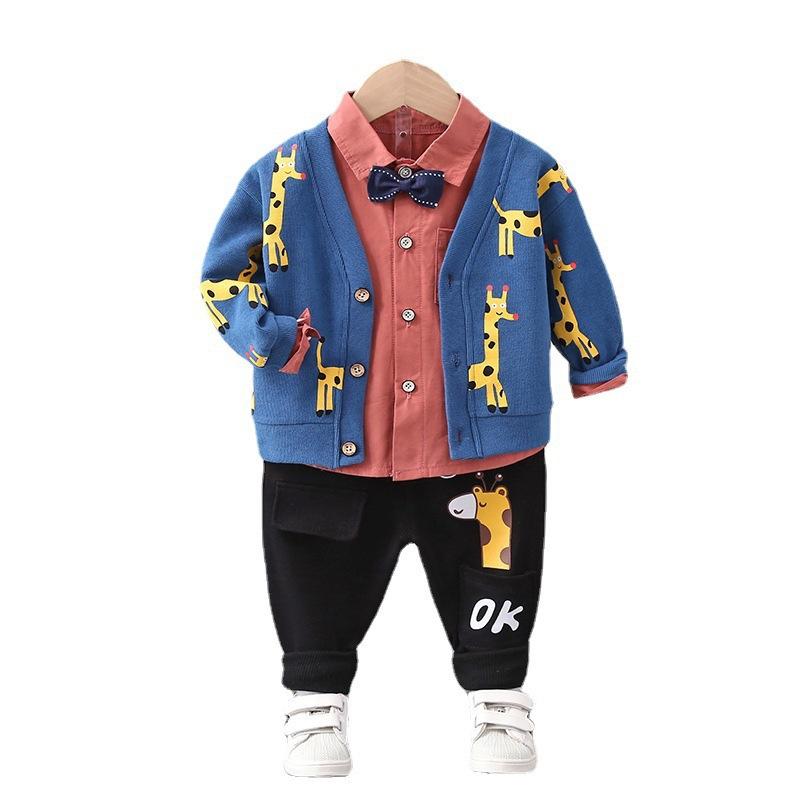 Clothing Sets 3PCS Baby Boys Set Cotton Children Outerwear Tops Pants Outfits Kids For Toddler Warm Costume Suit, White
Clothing Sets 3PCS Baby Boys Set Cotton Children Outerwear Tops Pants Outfits Kids For Toddler Warm Costume Suit, White