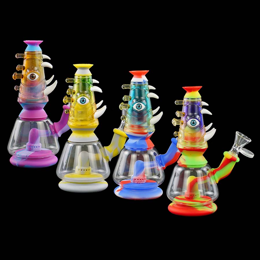 Stock in USA!! Smoking Hookah Bongs Silicone Water Pipes Tobacco oil rigs pipe with 14mm glass bowl vape colorful
Stock in USA!! Smoking Hookah Bongs Silicone Water Pipes Tobacco oil rigs pipe with 14mm glass bowl vape colorful