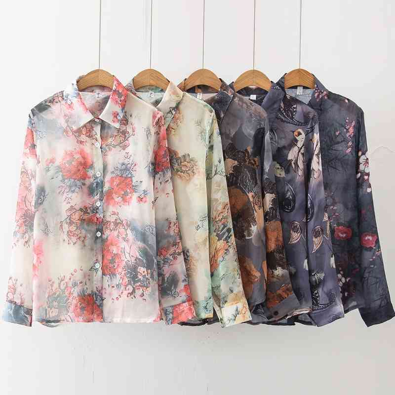 Long Sleeve Blouse Women Blusas Mujer De Moda Turn Down Collar Office Print Chiffon Blouse Shirt Blusa Women Clothing D976 210602, Style 1
Long Sleeve Blouse Women Blusas Mujer De Moda Turn Down Collar Office Print Chiffon Blouse Shirt Blusa Women Clothing D976 210602, Style 1