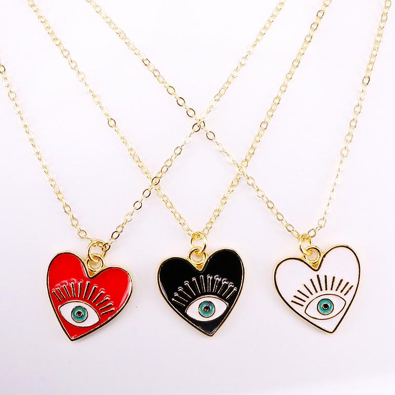 Pendant Necklaces 6PCS, Fashion Link Chain Jewelry Metal Enamel Eyes Women Charm Heart
Pendant Necklaces 6PCS, Fashion Link Chain Jewelry Metal Enamel Eyes Women Charm Heart