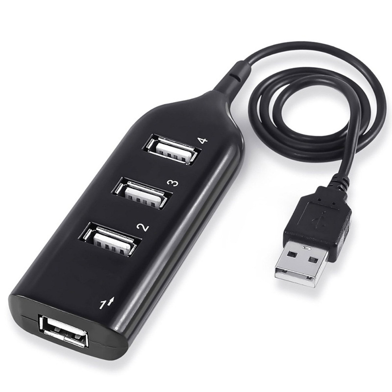 USB HUB 2.0 Multi Port 4 Ports Splitter High Speed Adapter For PC Laptop Notebook Computer Accessories
USB HUB 2.0 Multi Port 4 Ports Splitter High Speed Adapter For PC Laptop Notebook Computer Accessories