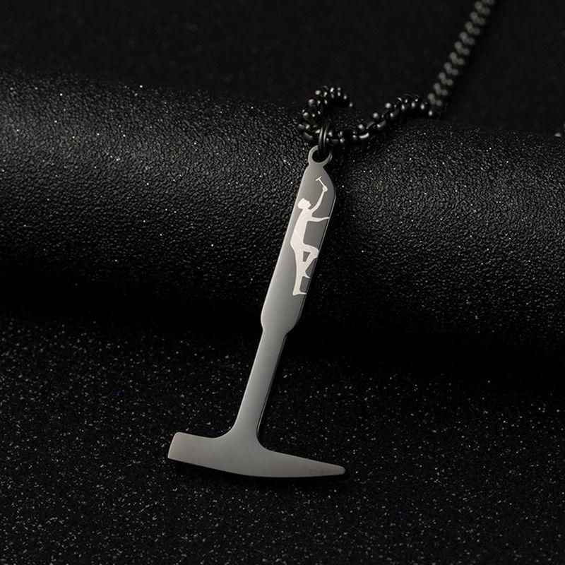 Chains Design Inspirational Creative Necklace Boys Titanium Steel Original Personality Hammer Pendant Jewelry Accessories, Silver
Chains Design Inspirational Creative Necklace Boys Titanium Steel Original Personality Hammer Pendant Jewelry Accessories, Silver