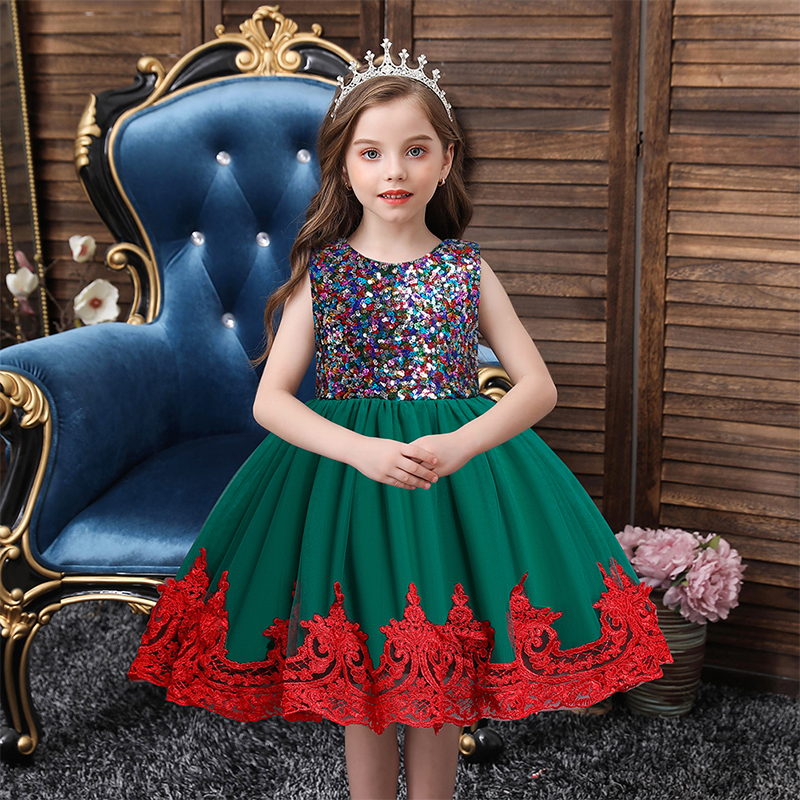 Christmas Girls Dress Children Clothing Kids Party For Girl Clothes Lace Sequins Formal Evening Wedding Gown Tutu Princess Dresses, Red
Christmas Girls Dress Children Clothing Kids Party For Girl Clothes Lace Sequins Formal Evening Wedding Gown Tutu Princess Dresses, Red