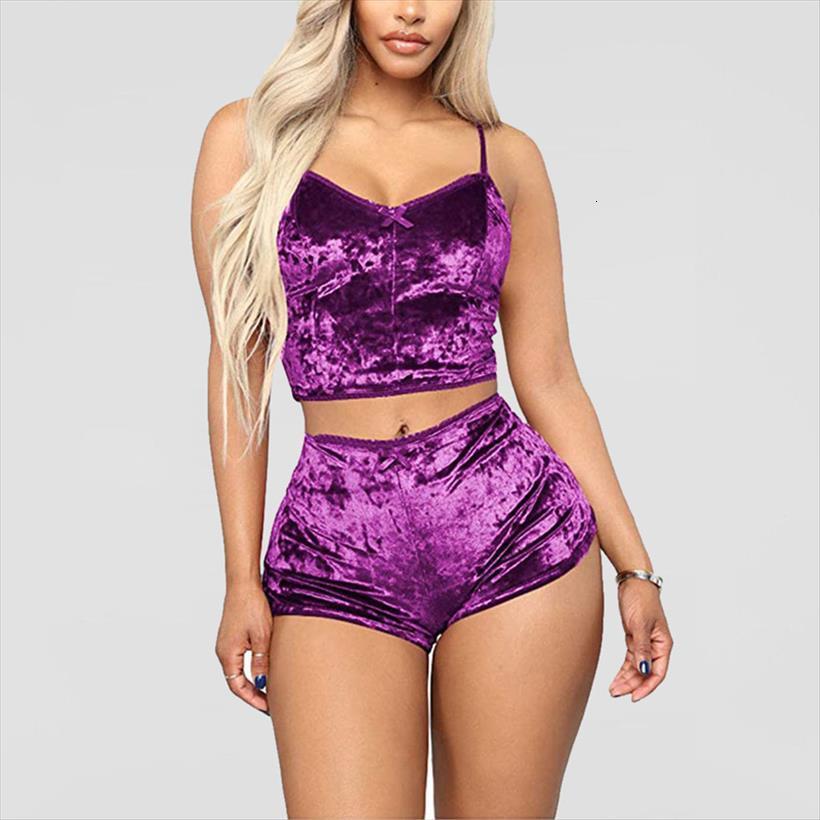 Fashion Velvet Sexy Cami Womens Sleepwears Crop Tops Solid Shorts Pajama Set Ladies Homewear Party Loungewear Two Pieces, Black;red
Fashion Velvet Sexy Cami Womens Sleepwears Crop Tops Solid Shorts Pajama Set Ladies Homewear Party Loungewear Two Pieces, Black;red