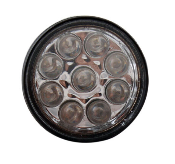 Aluminium 9LED Flashlight UV Ultra Violet Mini Portable Flashlight Torch Light Lamp Silver