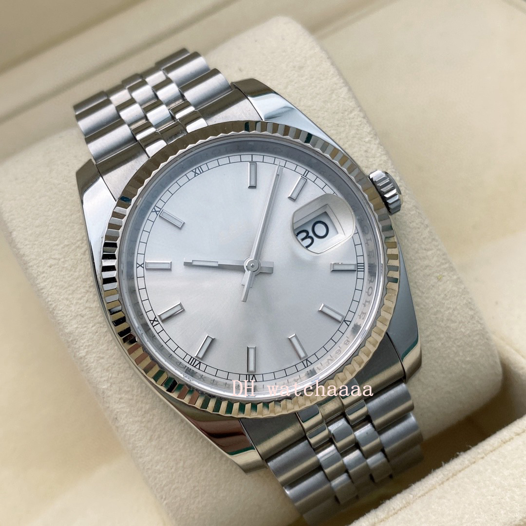 TOP box 36mm 41mm watch steel 18k white gold silver dial automatic men's watch 116234
TOP box 36mm 41mm watch steel 18k white gold silver dial automatic men's watch 116234