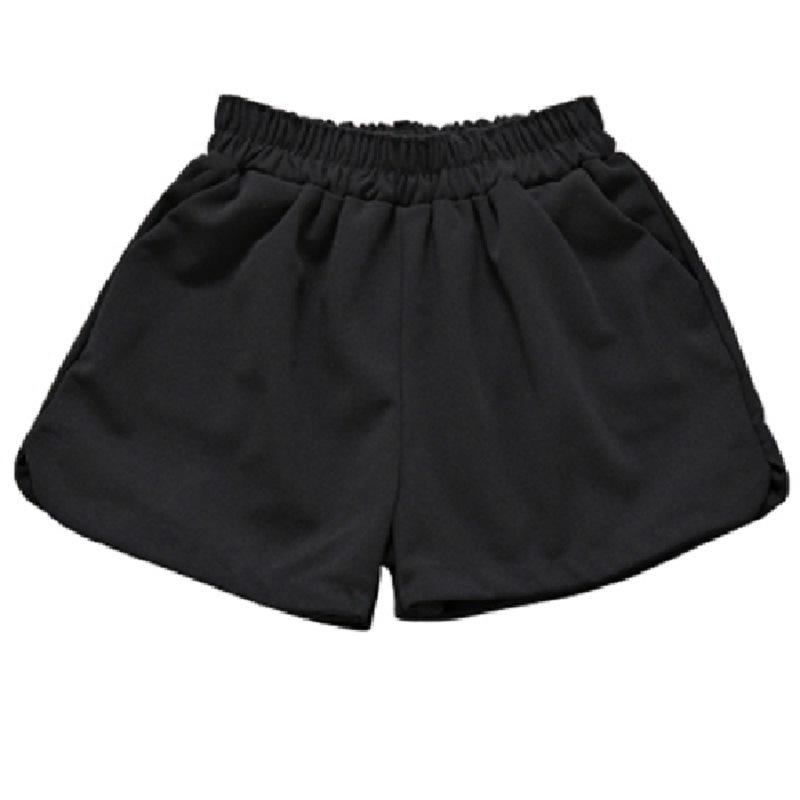 High Waist Wide Leg Woman Shorts Korean Style Black Short Pantalon Corto Mujer Vetement Femme Summer Casual Pantalones Cortos Women's