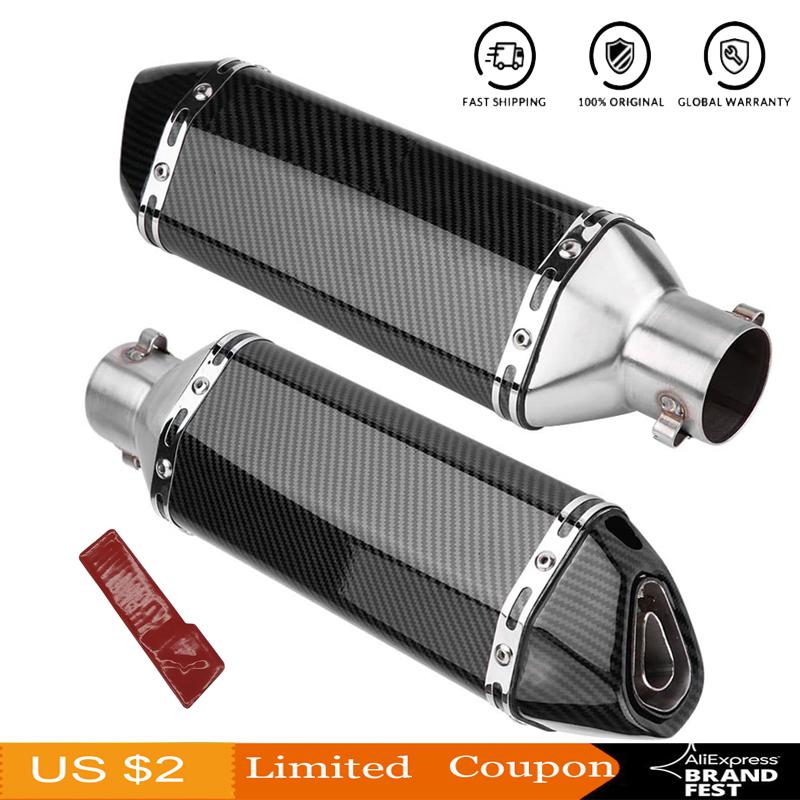 Motorcycle Exhaust System Universal Acrapovic Carbon Fiber Muffler Escape Pipe Slip On Db Killer 51mm
Motorcycle Exhaust System Universal Acrapovic Carbon Fiber Muffler Escape Pipe Slip On Db Killer 51mm