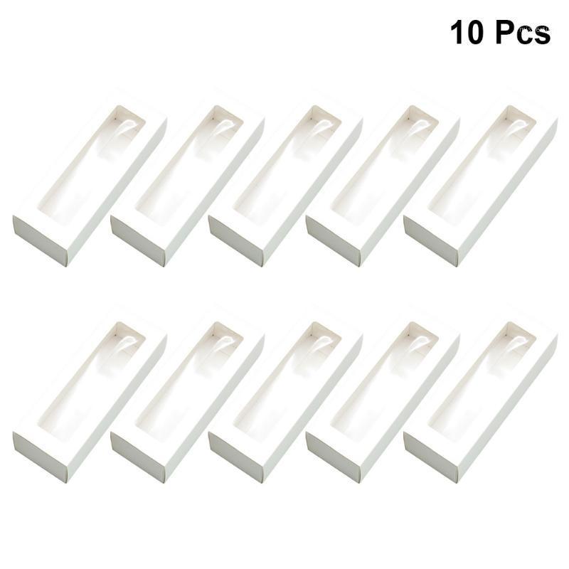 Gift Wrap 10pcs Macaron PVC Boxes With Clear Window Paper Packaging Box Cookie Containers For Home Dessert Shop Kraft Small 2 Colors
Gift Wrap 10pcs Macaron PVC Boxes With Clear Window Paper Packaging Box Cookie Containers For Home Dessert Shop Kraft Small 2 Colors