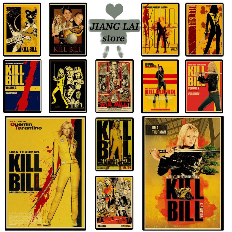 Paintings Quentin Tarantino Classic Movie Kill Bill Posters Kraft Paper Peint Wall Art Painging Retro Vintage Poster Home Decoration
Paintings Quentin Tarantino Classic Movie Kill Bill Posters Kraft Paper Peint Wall Art Painging Retro Vintage Poster Home Decoration