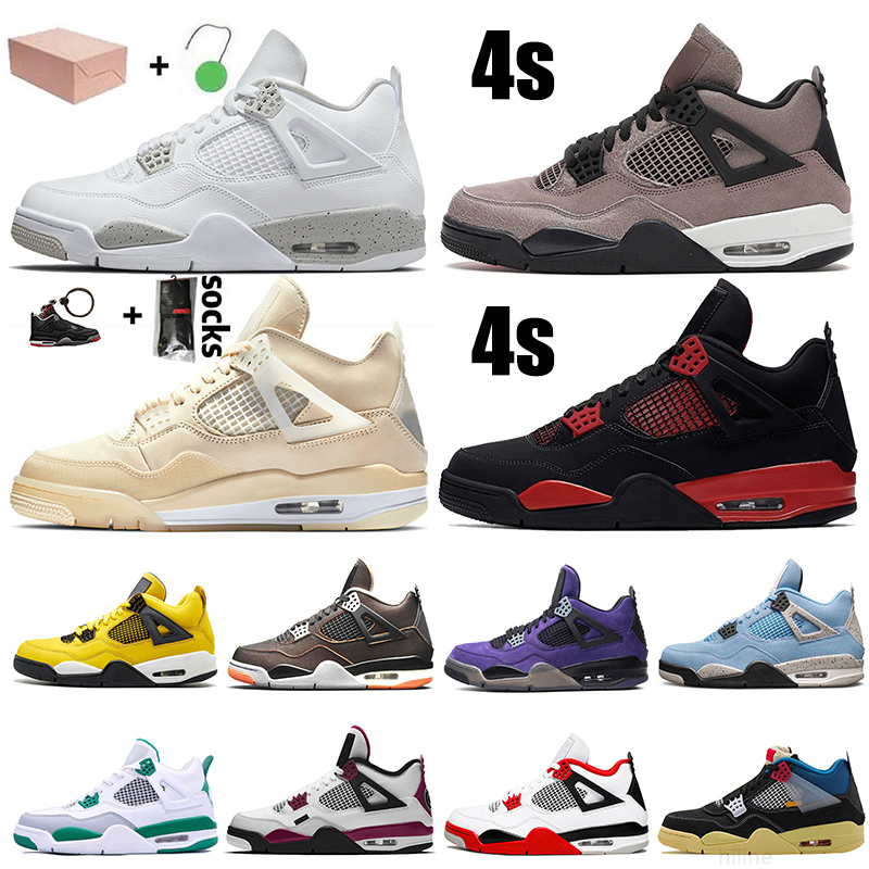 2021 WITH BOX Red Thunder Jumpman 4 Womens Mens 4s Basketball Shoes EUR 47 White Oreo University Blue Starfish Sail Taupe Haze Sneaker, A23 40-47
2021 WITH BOX Red Thunder Jumpman 4 Womens Mens 4s Basketball Shoes EUR 47 White Oreo University Blue Starfish Sail Taupe Haze Sneaker, A23 40-47