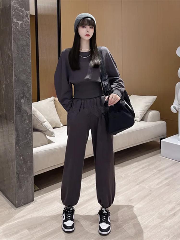 Women' Two Piece Pants Women 2022 Spring Autumn Set Female Loose Pullover Suit Casual Tracksuit Hoodies And Sweatpants Sets D127, Huika
Women' Two Piece Pants Women 2022 Spring Autumn Set Female Loose Pullover Suit Casual Tracksuit Hoodies And Sweatpants Sets D127, Huika