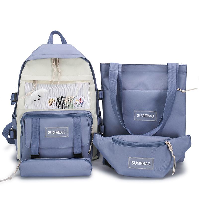 Weysfor 4Pcs/Set Women Fashion Backpack Canvas School Bags For Teenage Girls Patchwork Female Shoulder Bag
Weysfor 4Pcs/Set Women Fashion Backpack Canvas School Bags For Teenage Girls Patchwork Female Shoulder Bag