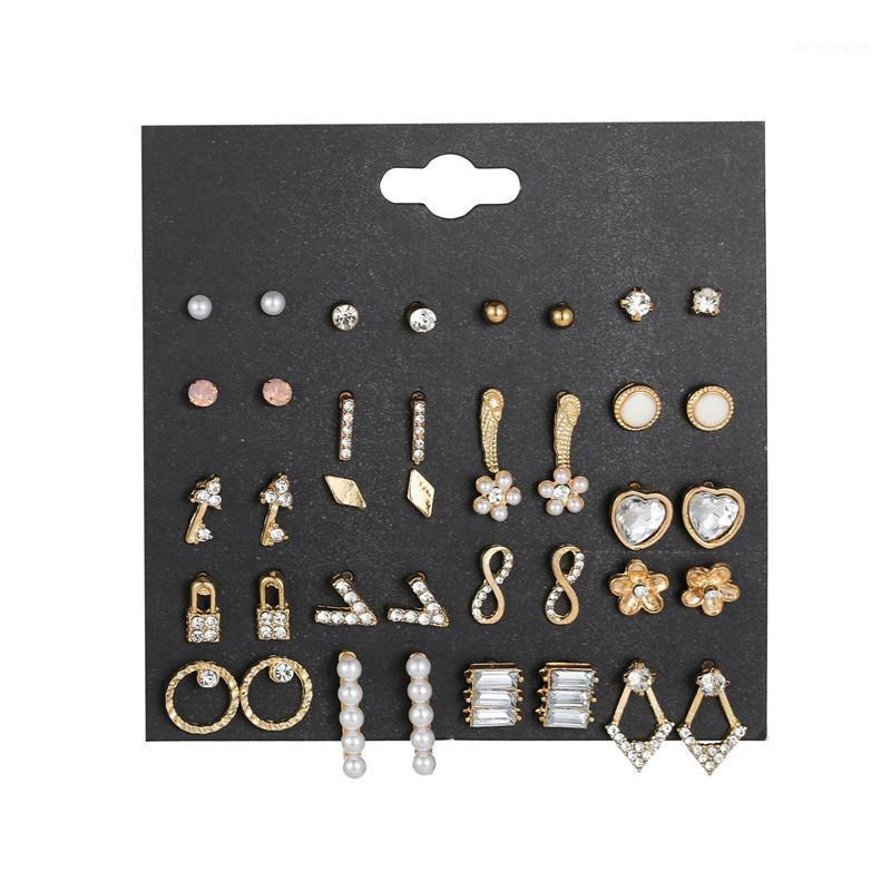 Women's Earrings Korean Stud For Women Vintage Lock Gold Earring Set 2022 Trend Earings Female Jewelry Dangle & Chandelier, Silver
Women's Earrings Korean Stud For Women Vintage Lock Gold Earring Set 2022 Trend Earings Female Jewelry Dangle & Chandelier, Silver