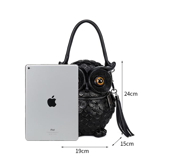 3D Owl bags for women Originality crossbody Bag giris Shoulder Bag personality Purse Fashion Handbags lady Party Cosmetic handbag