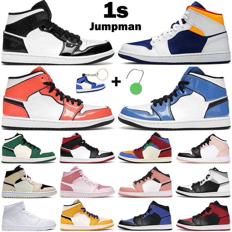 men women basketball shoes 1s mid jumpman 1 Light Smoke Grey Royal Blue Signal Turf Orange White Shadow Pink Quartz mens trainers sneakers, #18
men women basketball shoes 1s mid jumpman 1 Light Smoke Grey Royal Blue Signal Turf Orange White Shadow Pink Quartz mens trainers sneakers, #18