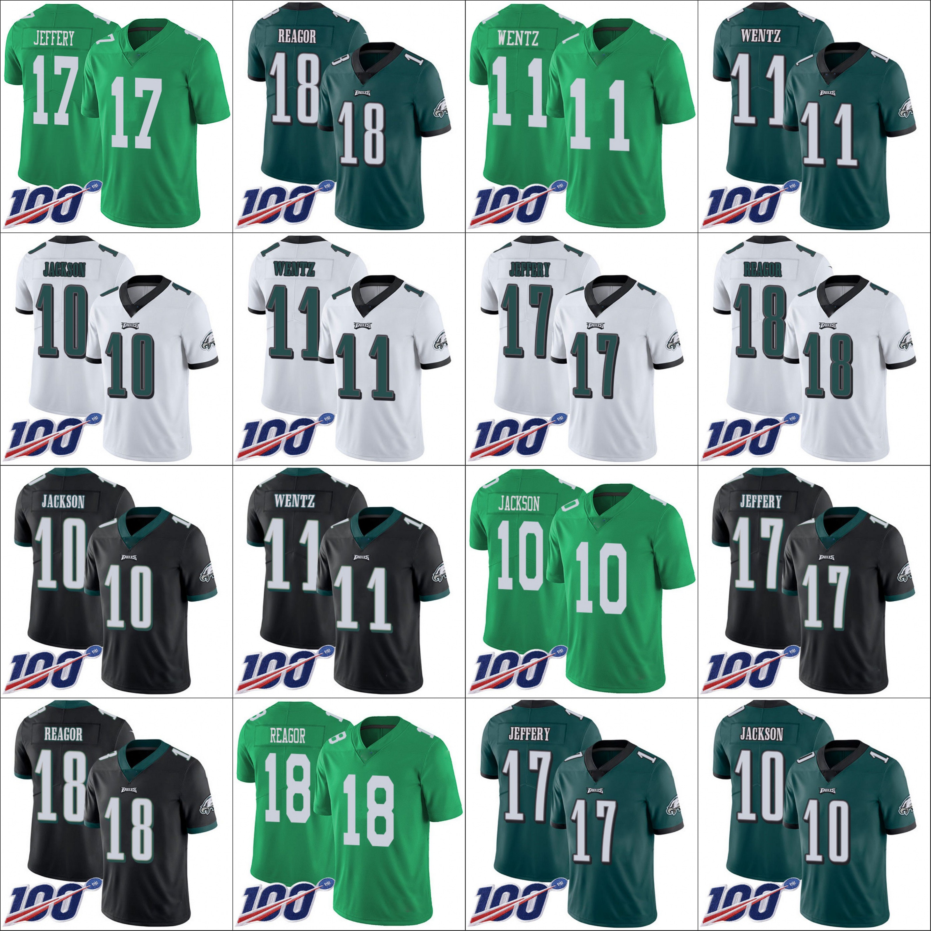 Jersey Philadelphia''Eagles''Men 10 DeSean Jackson 11 Carson Wentz 17 Alshon Jeffery 18 Jalen Reagor''NFL''Women Youth 100th Limited Jersey
Jersey Philadelphia''Eagles''Men 10 DeSean Jackson 11 Carson Wentz 17 Alshon Jeffery 18 Jalen Reagor''NFL''Women Youth 100th Limited Jersey
